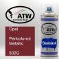 Preview: Opel, Perlcolorrot Metallic, 502G: 400ml Sprühdose, von ATW Autoteile West.